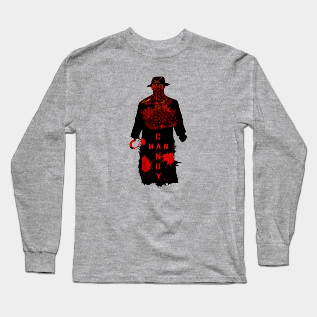 CANDYMAN FAN ART Long Sleeve T-Shirt by theanomalius_merch